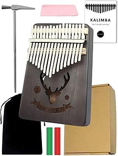 Kalimba 17 touches pouce de piano marimba cadeau idéal pour toutes les occasions