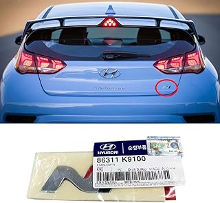 Logo de coffre d'origine oem hyundai n pour hyundai veloster n 2018 (86311 k9100). Diaytar : Connectez-vous aux meilleures offres