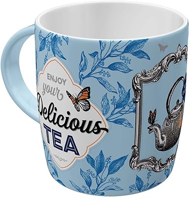 Tasse à café rétro nostalgic-art, toujours l'heure d'un thé - idée cadeau