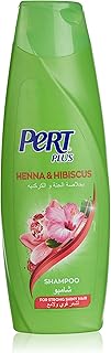 Shampooing pert plus au henné et extrait d'hibiscus pour cheveux forts et brillants