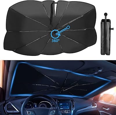 Pare-soleil de voiture durable et pliable à 360 degrés pour la protection