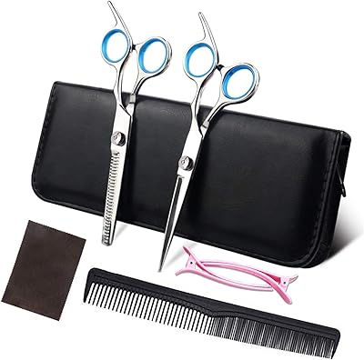 Ensemble de ciseaux de coupe de cheveux hongming ensemble professionnels en acier inoxydable