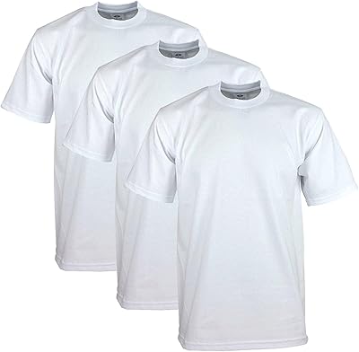 T-shirt à manches courtes et col rond en coton épais pro club