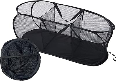 Panier à linge pliable siusi, panier à linge en maille à 3 sections