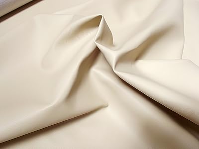 Tissu d'ameublement en vinyle super cuir pvc cfr crème