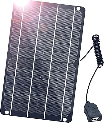 Panneau solaire 6w mini panneau usb 5v-1a pet étanche ip67 et anti-poussière