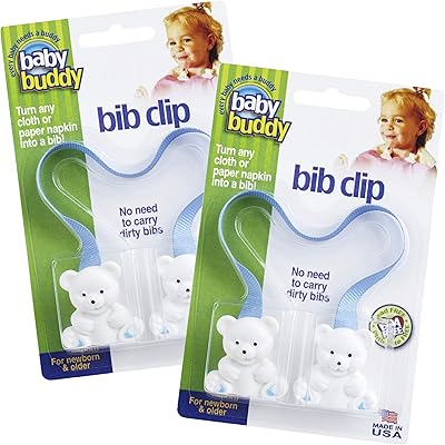 Bébé je veux une pince à bavoir couleur bleue 2 pièces. Électroménager, mode, beauté... Diaytar a tout en stock