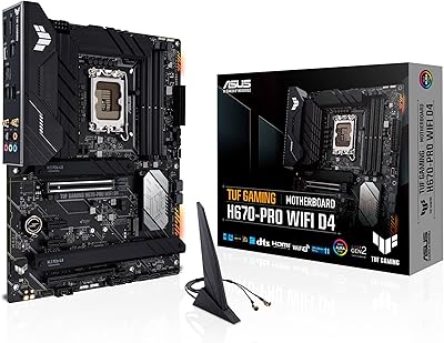Carte mère de jeu asus tuf h670-pro wifi d4 lga 1700