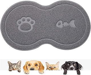 Tapis d'alimentation pour chien en plastique i-coat antidérapant flexible doux et non