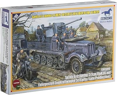 1/35 sd.kfz. 6/2 5t, 3,7 cm flak 36 halk-track