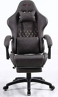 Chaise de jeu blitzed 6689 avec conception ergonomique réglable en polyuréthane avec support