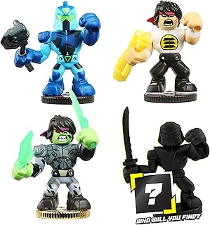 Ensemble de figurines de collection akido ultimate arcade warrior, prêt pour le combat