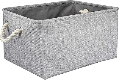 Panier de rangement pliable en tissu nb - taille (m)
