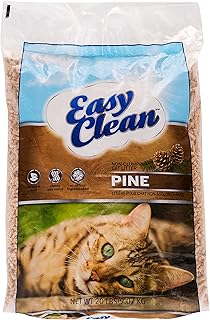 Litière pour chat en granulés de pin facile à nettoyer, 9,07 kg