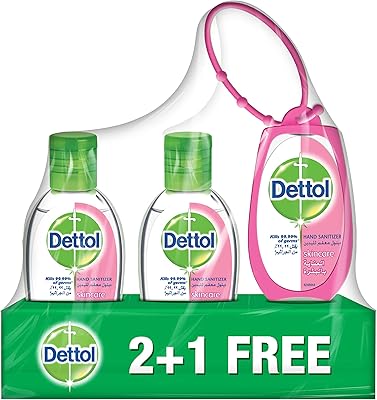 Ensemble de désinfectant antibactérien doux dettol 50 ml, paquet de 2 + recharge
