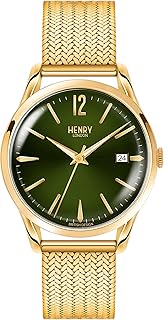 Montre chiswick analogique pour femme avec bracelet en or poli hl39-m-0102