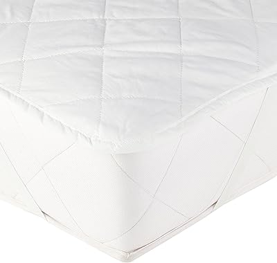 Protège-lit confortable, coton, blanc, king - 200 x 200 cm