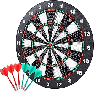 Jeu de fléchettes en caoutchouc de 16 pouces, jeu de fléchettes de taille