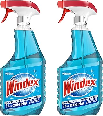 Nettoyant pour vitres windex, flacon pulvérisateur bleu original, 23 fl oz