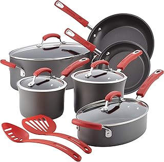 Ayesha curry 10756 home collection poêle antiadhésive 12 pièces gris 87656
