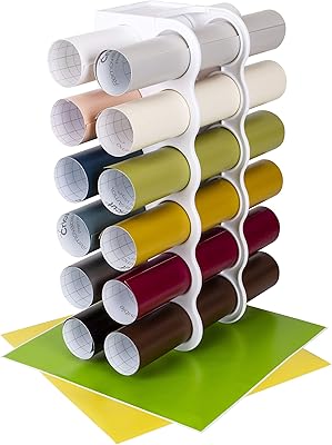 Support de rangement pour vinyle art bean 6864as stocke 12 rouleaux