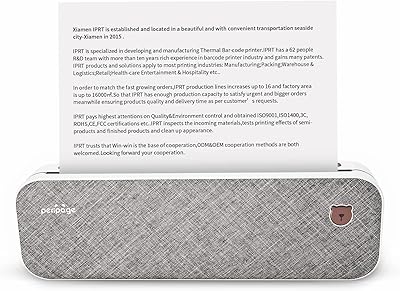 Imprimante d'étiquettes thermique, mini imprimantes sans fil a4, imprimante d'étiquettes d'expédition bluetooth compatible