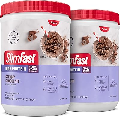 Mélange de substitut de repas riche en protéines slim fast advanced nutrition