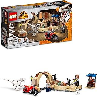 Ensemble de construction lego jurassic world dinosaure atrociraptor, 76945, pour les enfants