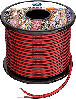 Fil électrique en silicone 16 awg fil parallèle à 2 conducteurs