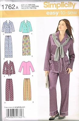 Simplicity ali 1762 mrs & plus size cell collection avec motif de couture