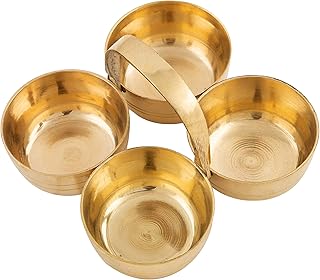 Shopkart chumukha support multi-usages kankavati pooja en laiton fait à la main, ensemble kankavati 4 en 1 (laiton). Diaytar : Où chaque achat est une victoire pour votre budget