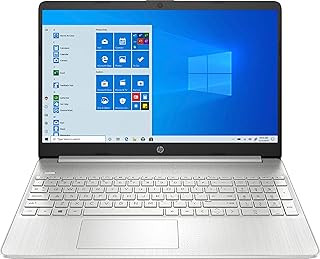 Ordinateur portable hp avec écran tactile fhd de 15,6 pouces, processeur amd ryzen