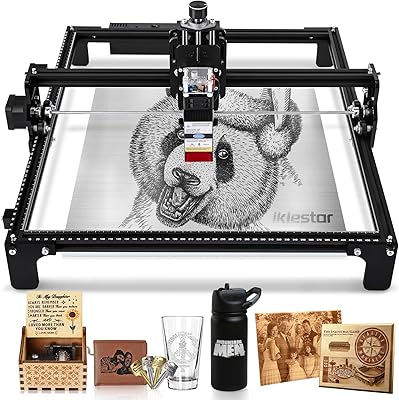 Graveur laser cnc iciclestar 4240 20w pour bois métal verre et acrylique