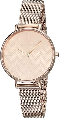 Montre à quartz en métal et cristal ted lapidus classic pour femme