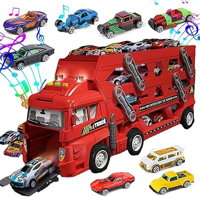 Jouets pour jeunes garçons un jouet camion-voiture avec lumières et sons un ensemble