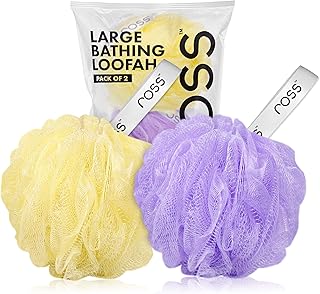 Ross grande éponge de bain luffa pour un nettoyage à haute mousse