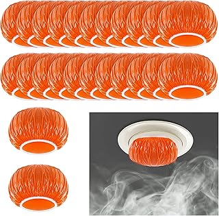 Couvercle de protection en plastique souple et épais pour détecter la fumée, l'alarme incendie et la poussière pendant la cuisson ou la pâtisserie, orange (48). Diaytar Sénégal : La marketplace qui pense à votre porte-monnaie