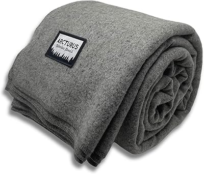 Couverture en laine arctoras queen - 100 % laine vierge | couverture
