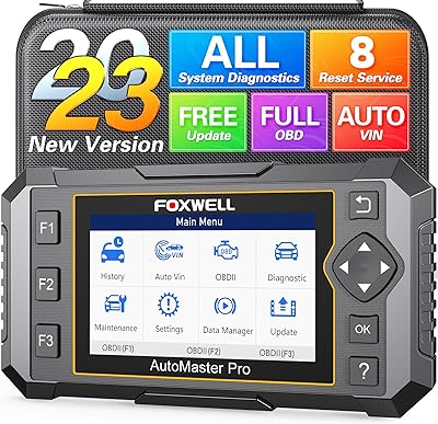 Scanner automobile foxwell nt624 elite avec réinitialisation du voyant d'huile et fonctions