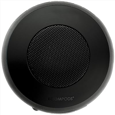 Ensemble haut-parleur bluetooth et support de sport aqpdgr aquapod boompods - noir