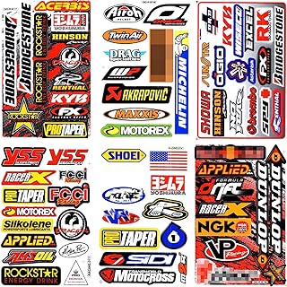 6 feuilles nouveau logo de voiture multiple motocross atv enduro bike race racing