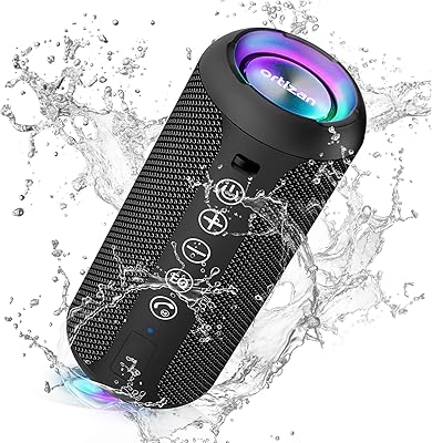 Haut-parleur bluetooth portable ortisan haut-parleur sans fil étanche ipx7 avec son stéréo fort