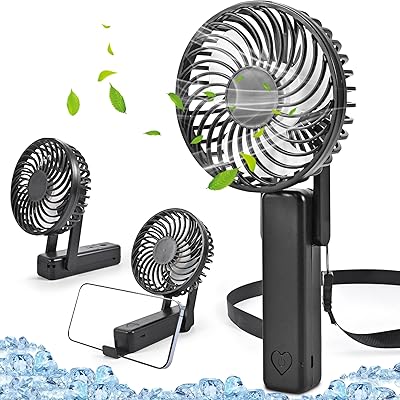 Ventilateur portable usb pliable yhome mini ventilateur à batterie rechargeable de refroidissement silencieux