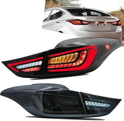 Feu arrière fland compatible avec hyundai elantra 2012-2016 berline et elantra coupé 13-14