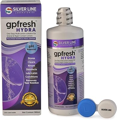 Silver line laboratories gp fresh hydra solution multi-action en une étape pour lentilles de contact sclérales et rigides (380 ml). Diaytar : Des prix mini pour un service maxi