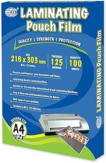 Papier cadeau fis 100 feuilles, 216 x 303 mm, format a4, 125 microns