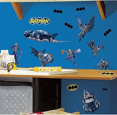 Stickers muraux à décoller et à coller batman gotham guardian roommates - rmk1148scs