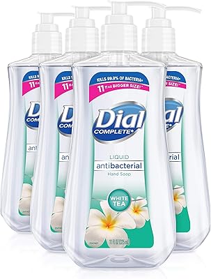 Savon liquide antibactérien pour les mains dial complete, thé blanc, 325 ml