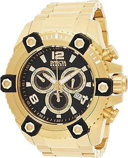 Montre invicta pour homme 15827, montre à quartz analogique-numérique inversée en or suisse, noir, noir. Diaytar : La révolution discount est en marche