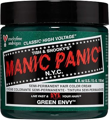 Teinture semi-permanente manic panic pour unisexe en crème, vert. Diaytar : Le discount nouvelle génération au Sénégal